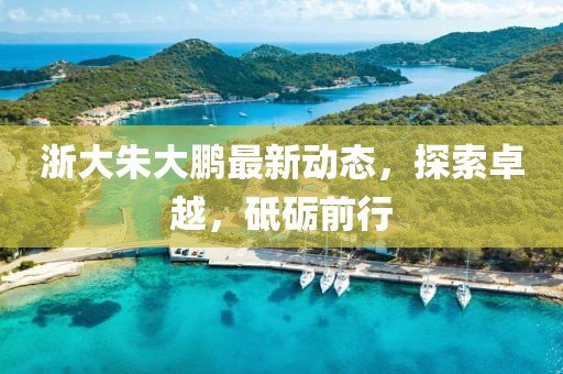 浙大朱大鵬最新動態(tài)，探索卓越，砥礪前行