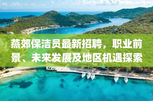 燕郊保潔員最新招聘，職業(yè)前景、未來發(fā)展及地區(qū)機(jī)遇探索