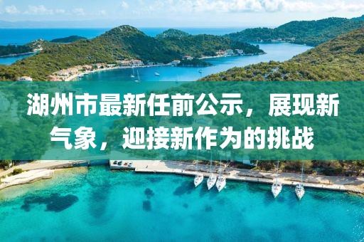 湖州市最新任前公示，展現(xiàn)新氣象，迎接新作為的挑戰(zhàn)