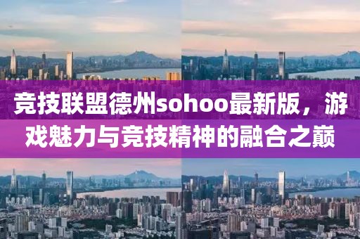 競技聯(lián)盟德州sohoo最新版，游戲魅力與競技精神的融合之巔