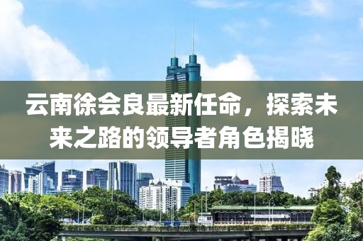 云南徐會良最新任命，探索未來之路的領導者角色揭曉